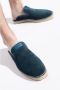 Lanvin Suède slides Blue Heren - Thumbnail 2