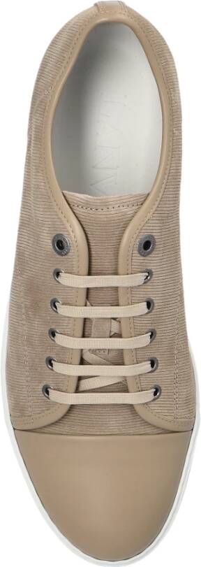 Lanvin Suede sneakers Beige Heren