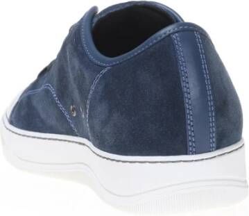 Lanvin Suede Sneakers Blue Heren