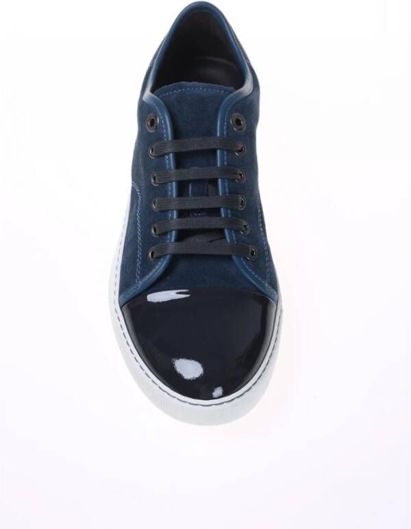 Lanvin Suede Sneakers Blue Heren