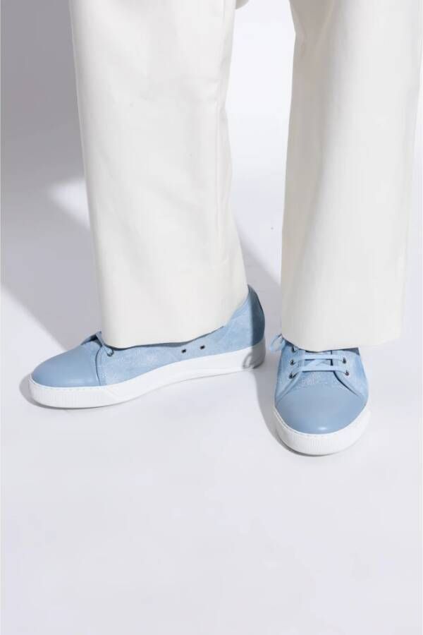 Lanvin Suede sneakers Blue Heren