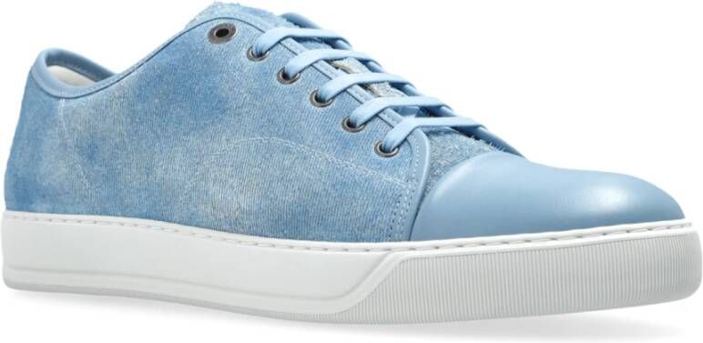 Lanvin Suede sneakers Blue Heren