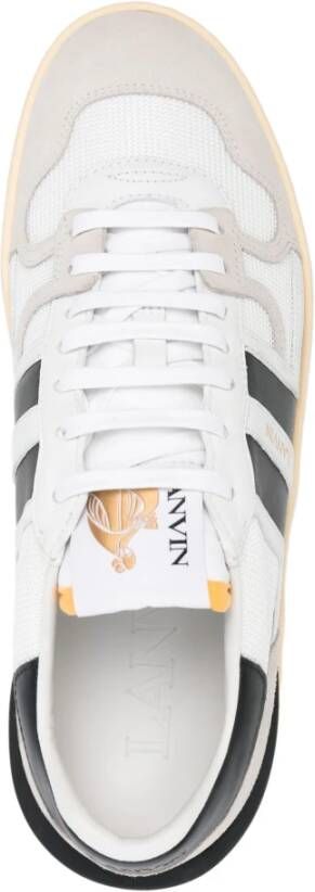 Lanvin Wit Zwart Clay Sneakers Multicolor Heren