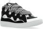 Lanvin Zwarte Suède Sneakers met Geperforeerde Details Black Heren - Thumbnail 7