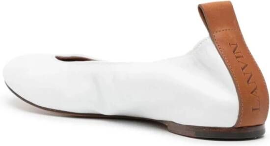 Lanvin Witte Ballet Flats Schoenen White Dames