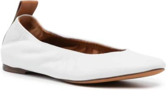 Lanvin Witte Ballet Flats Schoenen White Dames