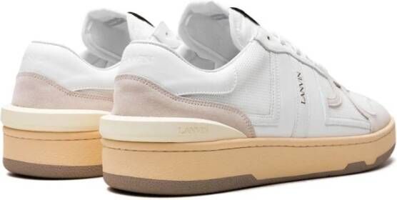 Lanvin Witte Clay Low Top Sneakers White Heren