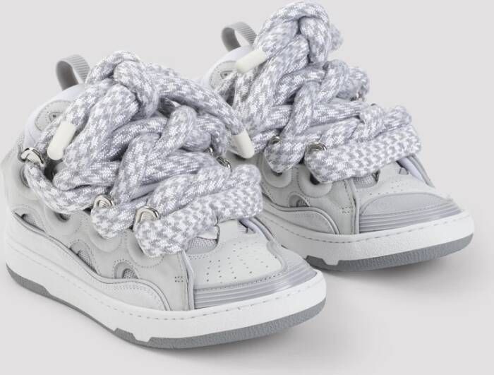 Lanvin Witte Curb Sneakers White Dames