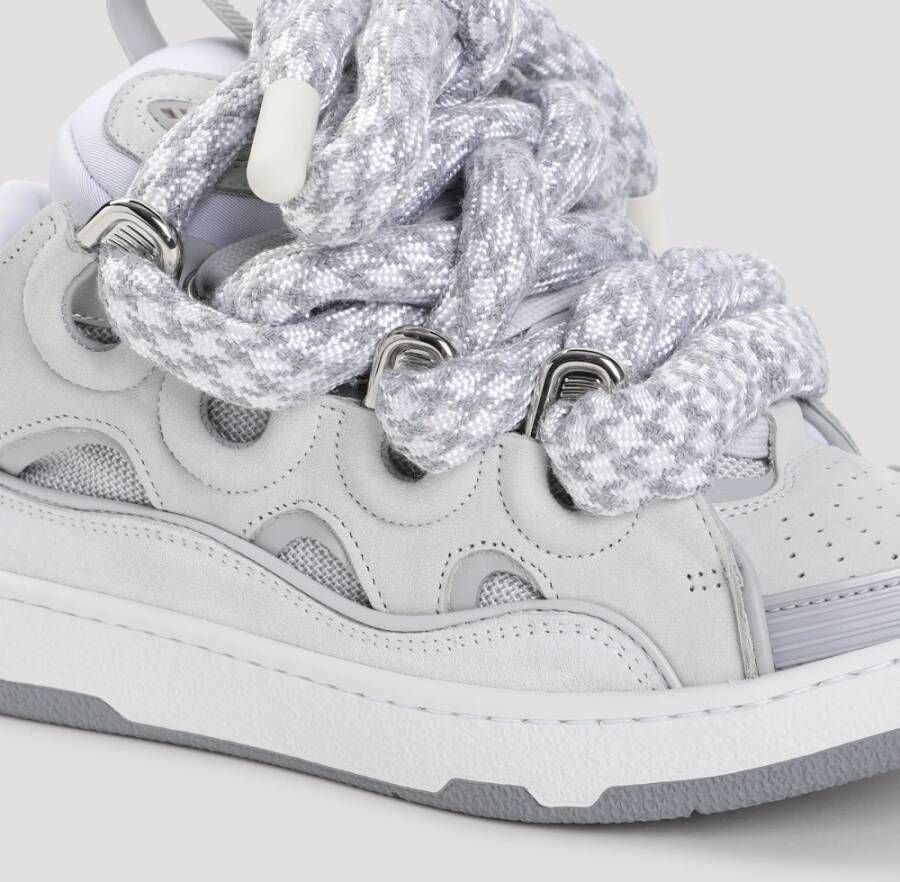 Lanvin Witte Curb Sneakers White Dames