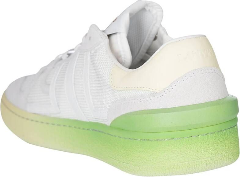 Lanvin Witte lage sneakers White Heren