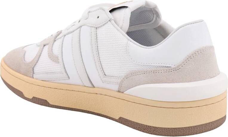 Lanvin Witte Leren en Nylon Sneakers voor Heren Wit Heren