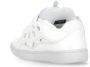 Lanvin Witte Leren Sneakers met Ademende Details White Dames - Thumbnail 4