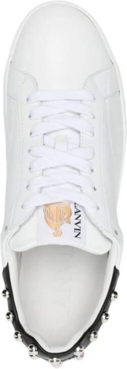 Lanvin Witte platte schoenen White Heren