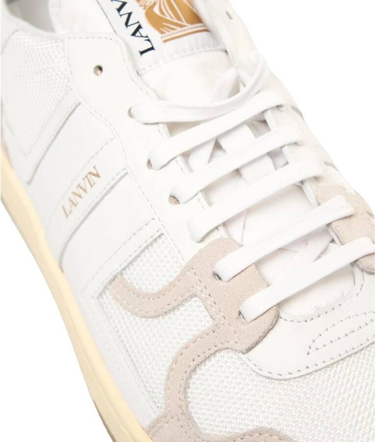 Lanvin Witte Sneakers Clay Stijl White Heren