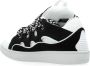 Lanvin Witte Sneakers met Visgraatprint White Heren - Thumbnail 3