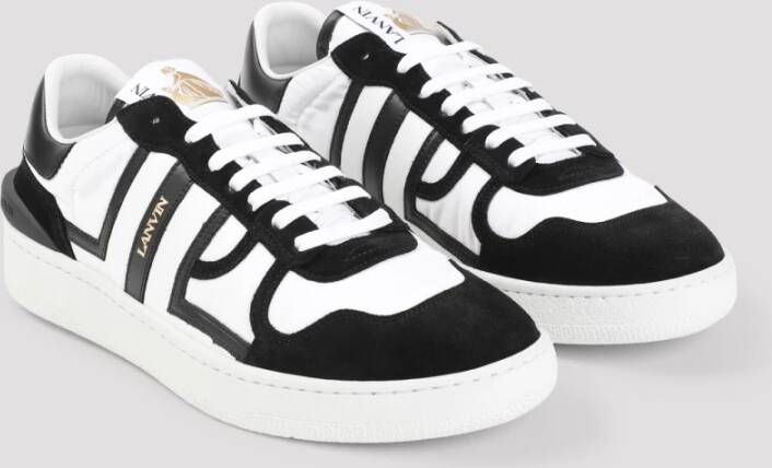 Lanvin Witte Sneakers voor Mannen Aw24 Black Heren