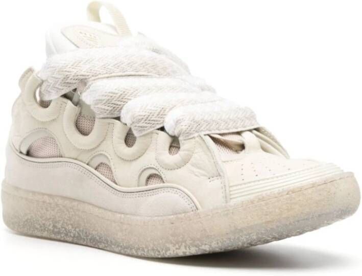 Lanvin Witte Sneakers voor Mannen White Heren