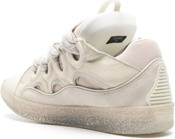 Lanvin Witte Sneakers White Heren