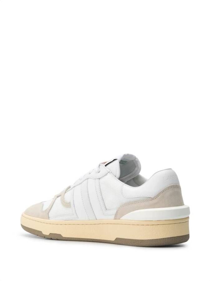 Lanvin Witte Veterschoenen voor Mannen White Heren