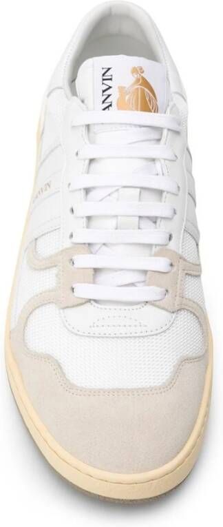 Lanvin Witte Veterschoenen voor Mannen White Heren