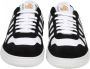 Lanvin Witte zwarte leren sneakers Aw24 Multicolor Heren - Thumbnail 3