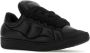 Lanvin XL Zwarte Leren Curb Sneakers Black Heren - Thumbnail 2