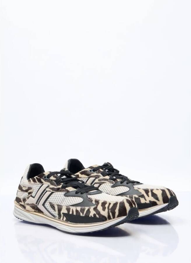 Lanvin Zebra Ponyhair Meteor Sneakers Multicolor Heren