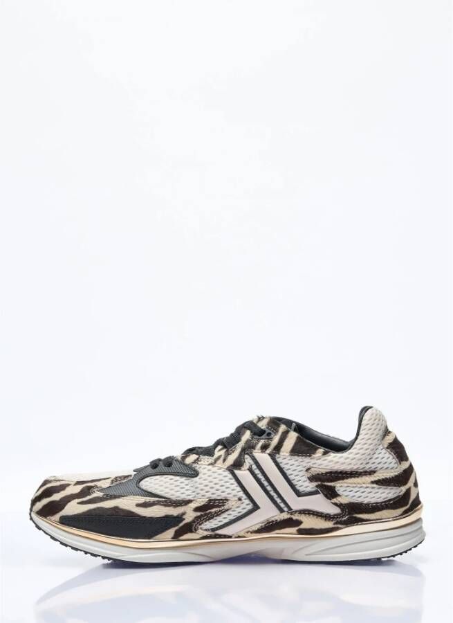 Lanvin Zebra Ponyhair Meteor Sneakers Multicolor Heren