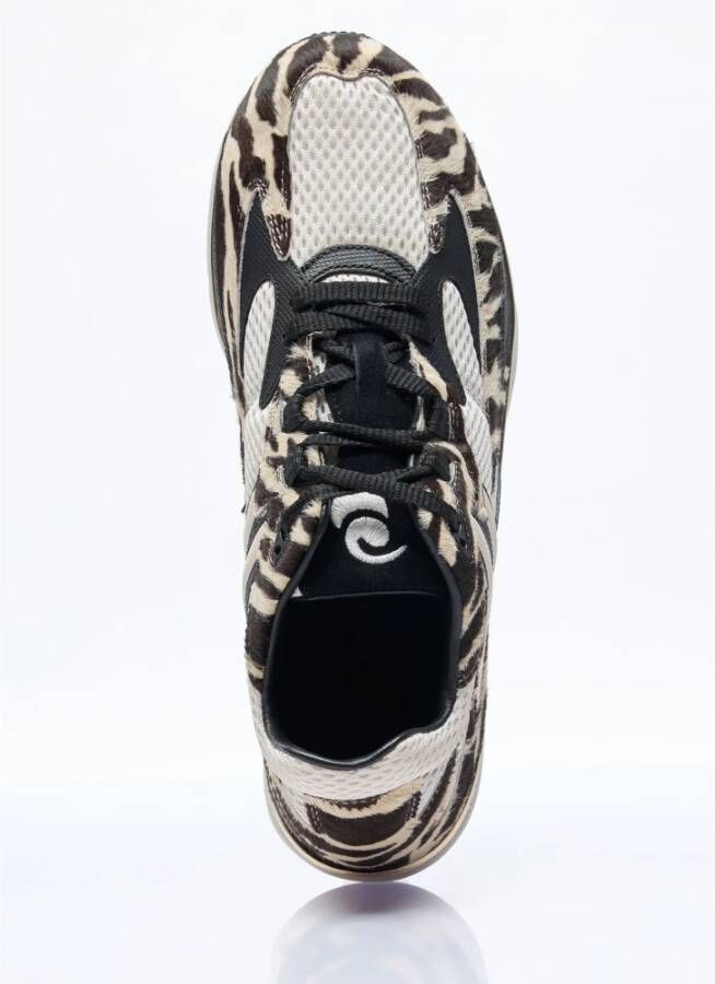 Lanvin Zebra Ponyhair Meteor Sneakers Multicolor Heren