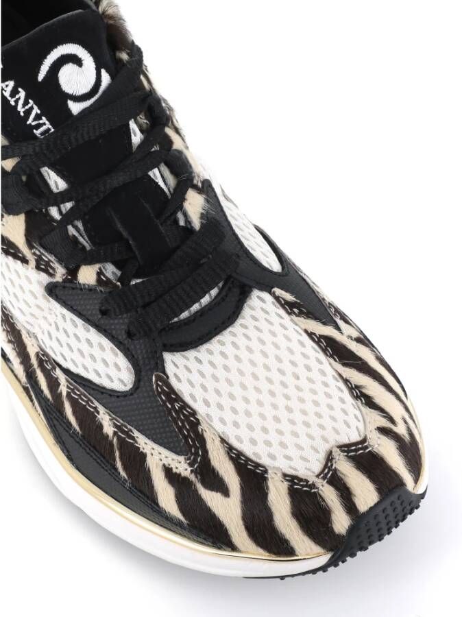 Lanvin Zebra Print Sneakers Multicolor Dames