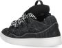 Lanvin Zwarte Denim Sneakers met Herringbone Patroon Black Heren - Thumbnail 4