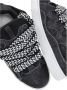 Lanvin Zwarte Denim Sneakers met Herringbone Patroon Black Heren - Thumbnail 6