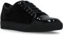 Lanvin Zwarte Katoenen Sneakers Gepolijst Ronde Neus Black Heren - Thumbnail 3