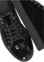 Lanvin Zwarte Katoenen Sneakers Gepolijst Ronde Neus Black Heren - Thumbnail 6