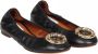 Lanvin Zwarte Leren Ballet Flats met Gouden Gesp Black Dames - Thumbnail 2