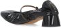 Lanvin Zwarte leren balletschoenen met hak Black Dames - Thumbnail 4