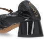 Lanvin Zwarte leren balletschoenen met hak Black Dames - Thumbnail 6