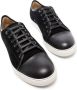 Lanvin Zwarte Leren Sneakers Black Heren - Thumbnail 2