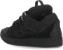 Lanvin Zwarte Leren Sneakers met Ademende Details Black Heren - Thumbnail 4