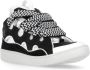 Lanvin Zwarte Leren Sneakers met Logo Detail Black Dames - Thumbnail 3