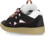 Lanvin Zwarte Leren Sneakers met Logo Detail Black Dames - Thumbnail 4