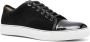 Lanvin Zwarte leren sneakers met metalen oogjes Black Heren - Thumbnail 2