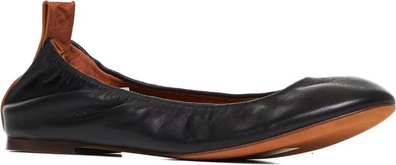 Lanvin Zwarte platte schoenen Black Dames