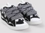 Lanvin Zwarte Suède Sneakers met Geperforeerde Details Black Heren - Thumbnail 3