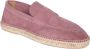 Lardini Roze Leren Espadrilles Slip On Model Pink Heren - Thumbnail 2