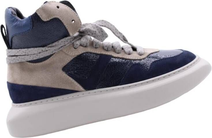 Laura Bellariva Sopraan Stijlvolle Sneakers voor Mannen Blauw Heren