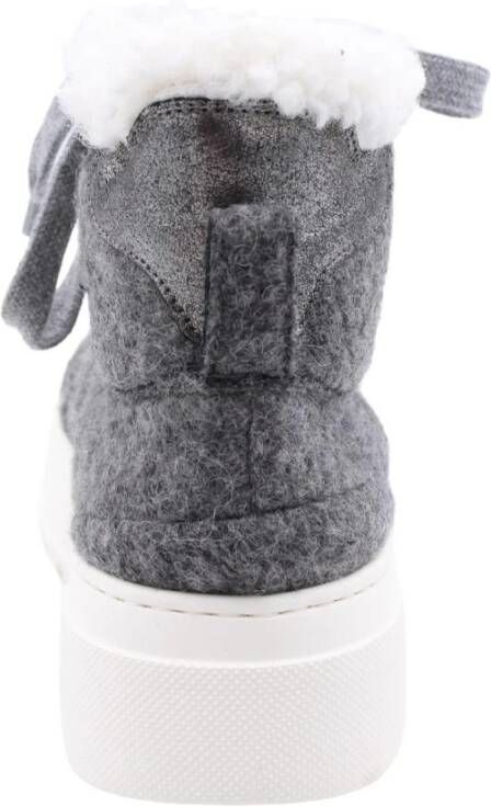 Laura Bellariva Glanzende Sneaker voor een stijlvolle look Gray Dames