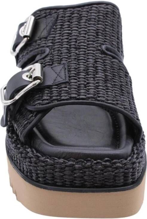 Laura Bellariva Stijlvolle Zomer Sliders Black Dames