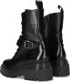 Laura Bellariva 7300ab Veterboots Laarzen Met Veters Dames Zwart - Thumbnail 5