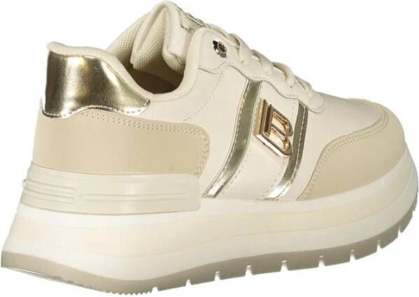 Laura Biagiotti Beige Polyester Sneaker Beige Dames